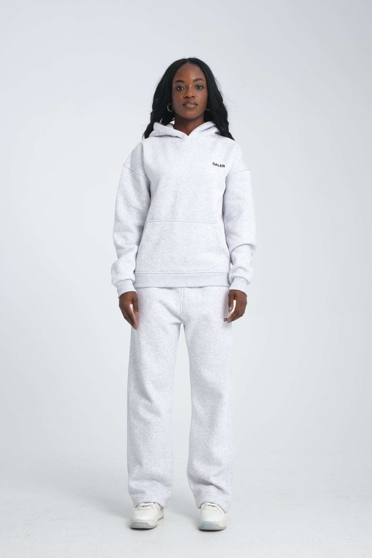 BASIC HOODIE - GREY MELANGE