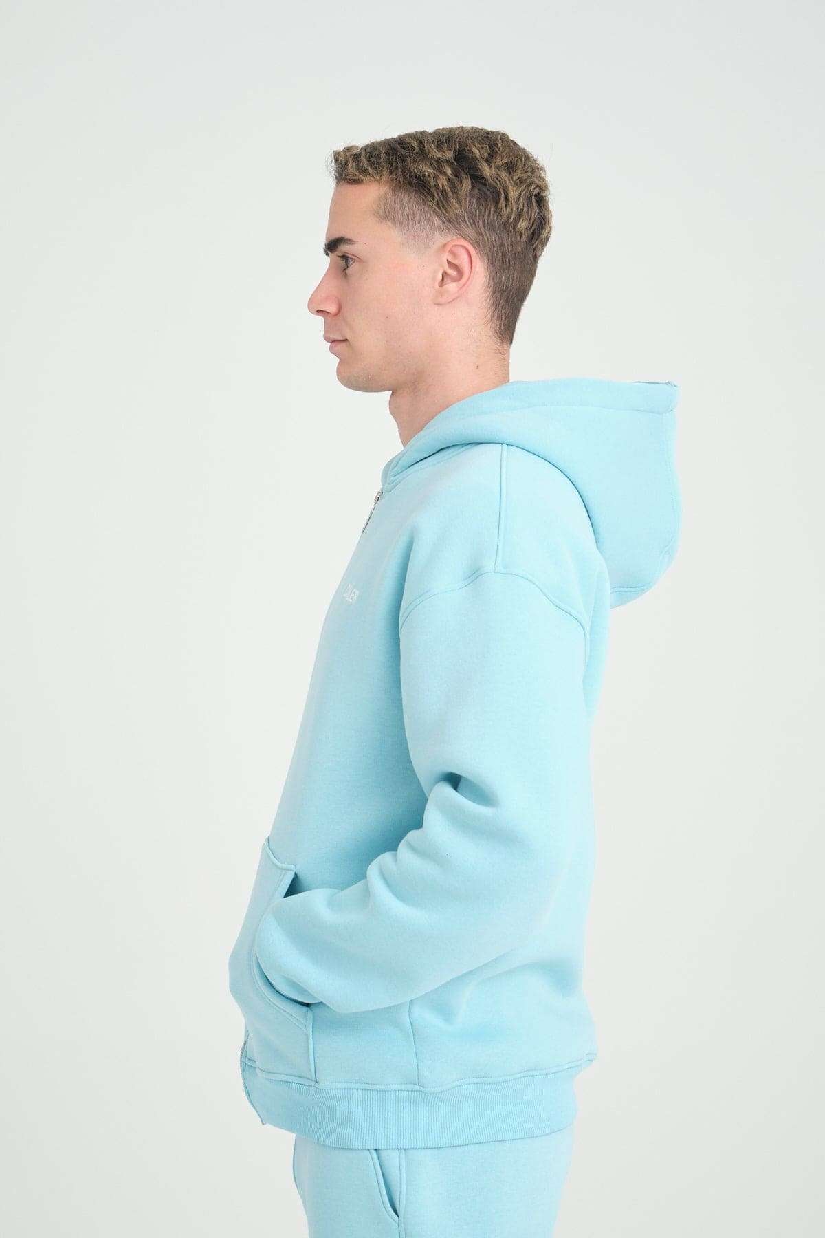 BASIC ZIPPER - BABY BLUE