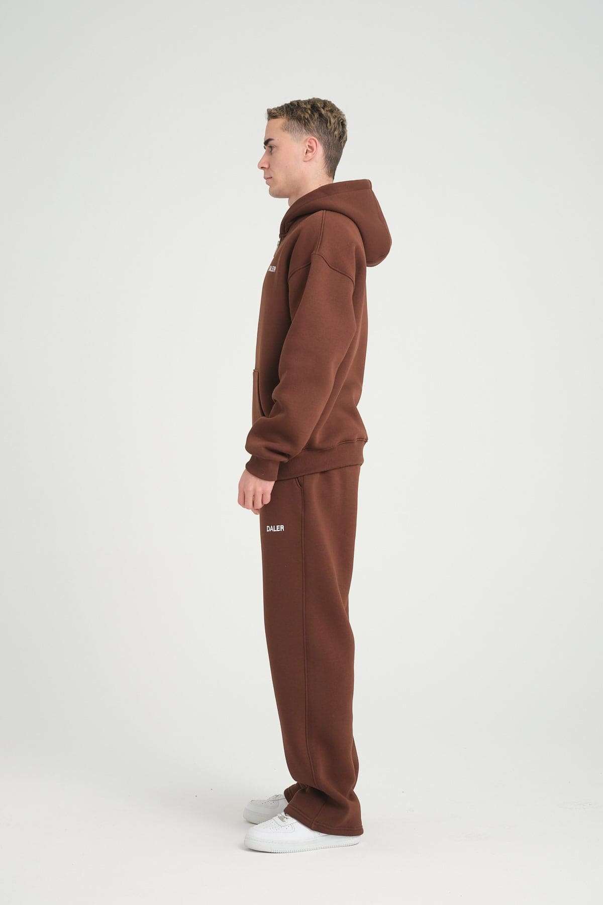 BASIC ZIPPER - BROWN