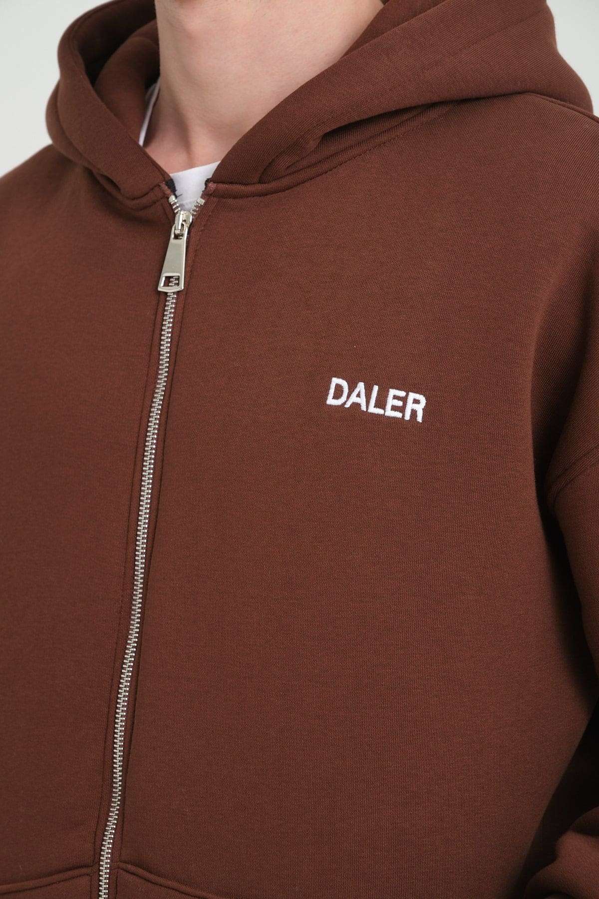 BASIC ZIPPER - BROWN