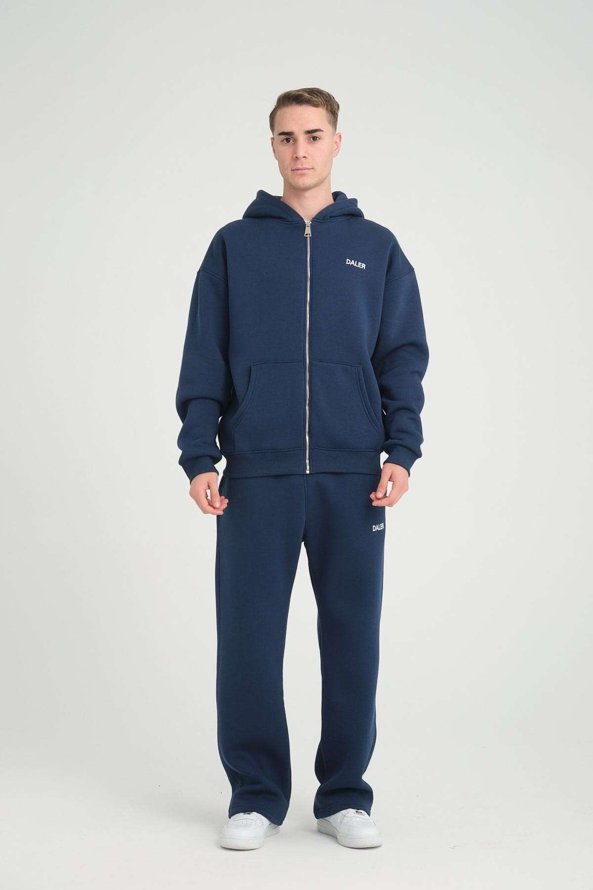 BASIC ZIPPER - NAVY BLUE