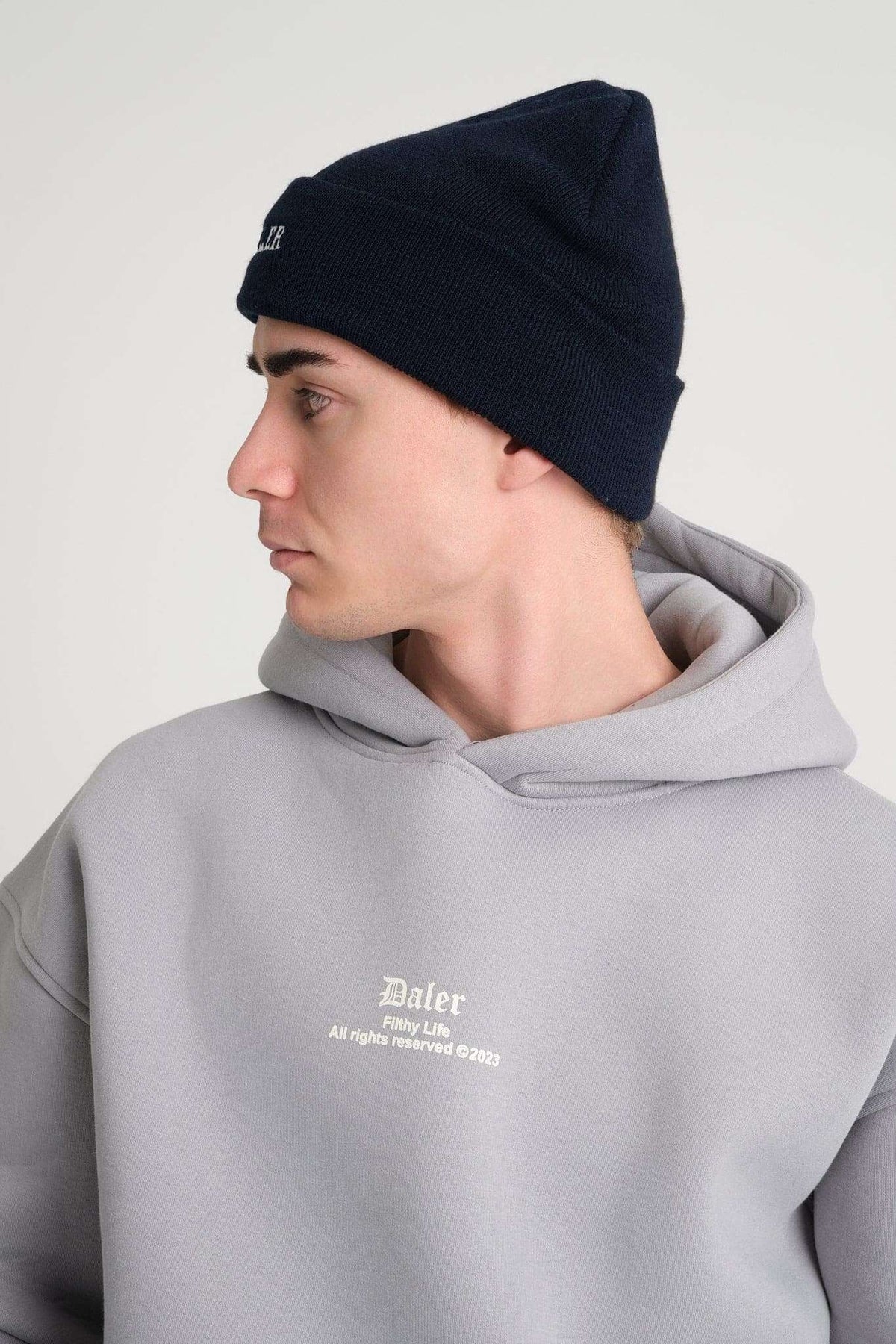 BEANIE BLAUW BASIS