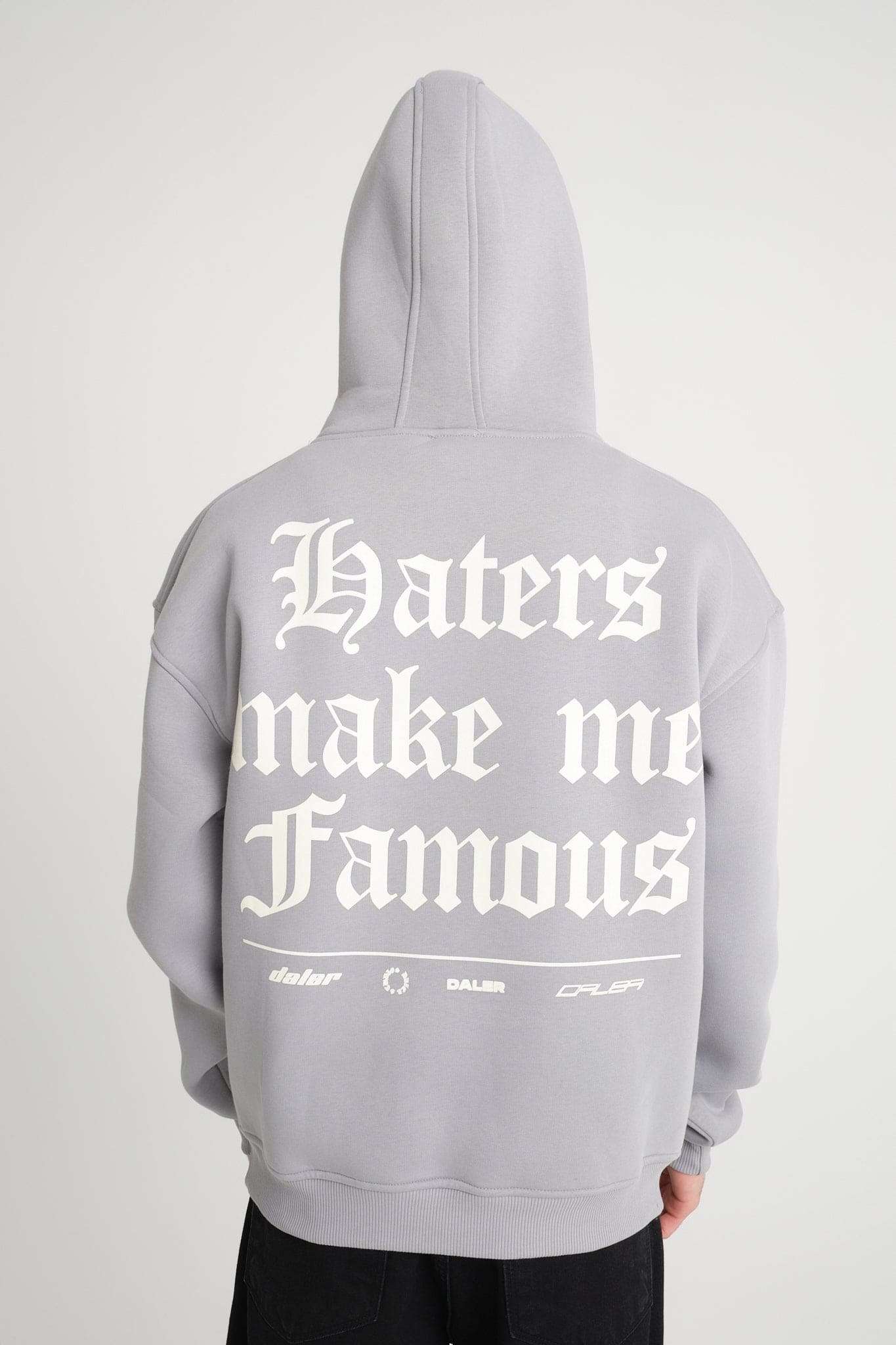HOODIE-GREY HATERS