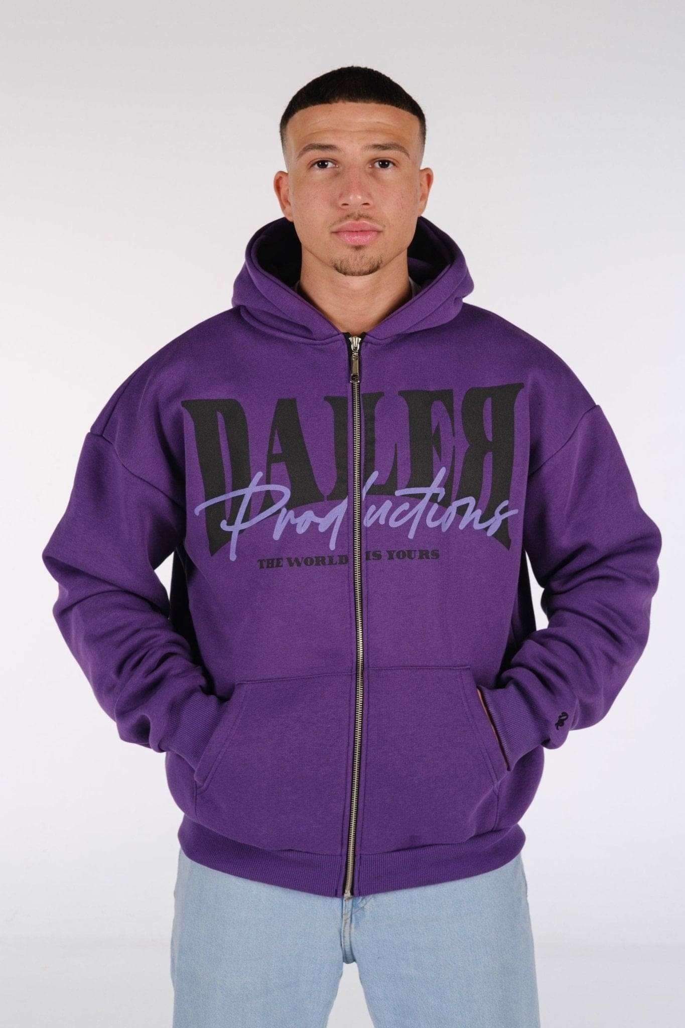 ZIP JACKET-PURPLE