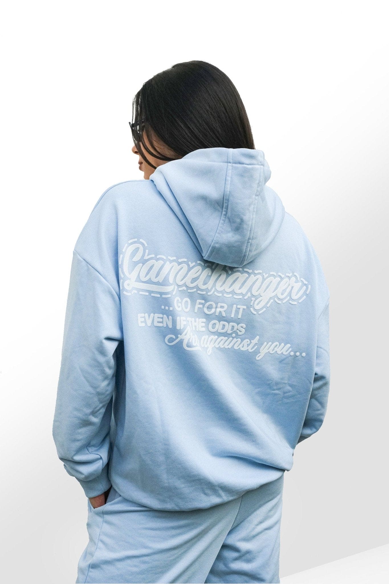 HOODIE-BABY BLUE - Dalerclo