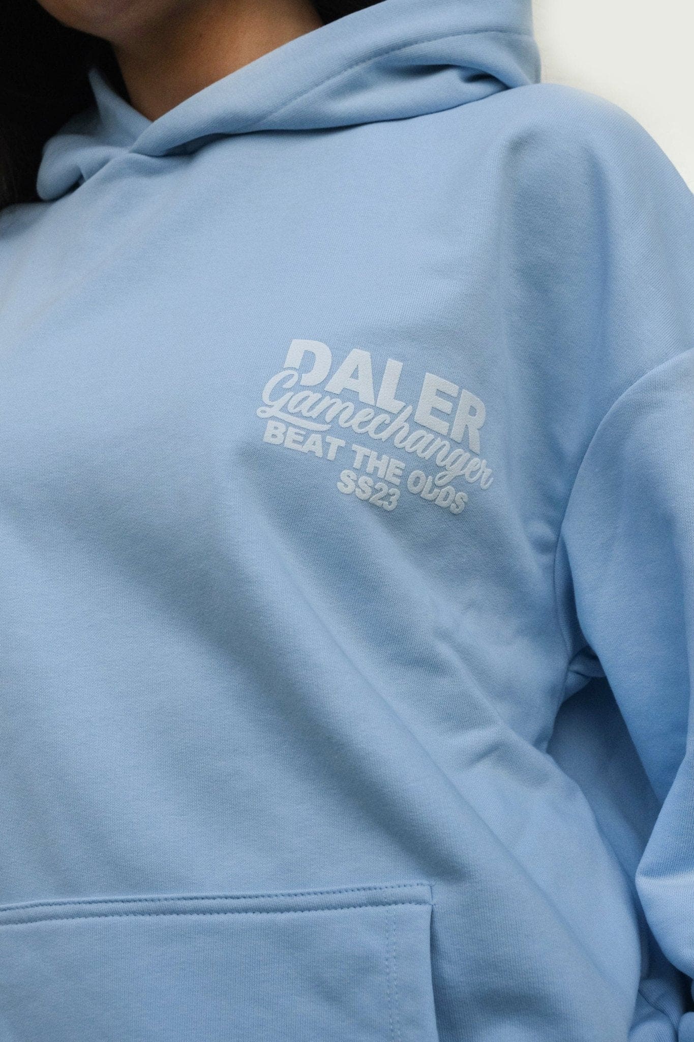 HOODIE-BABY BLUE - Dalerclo