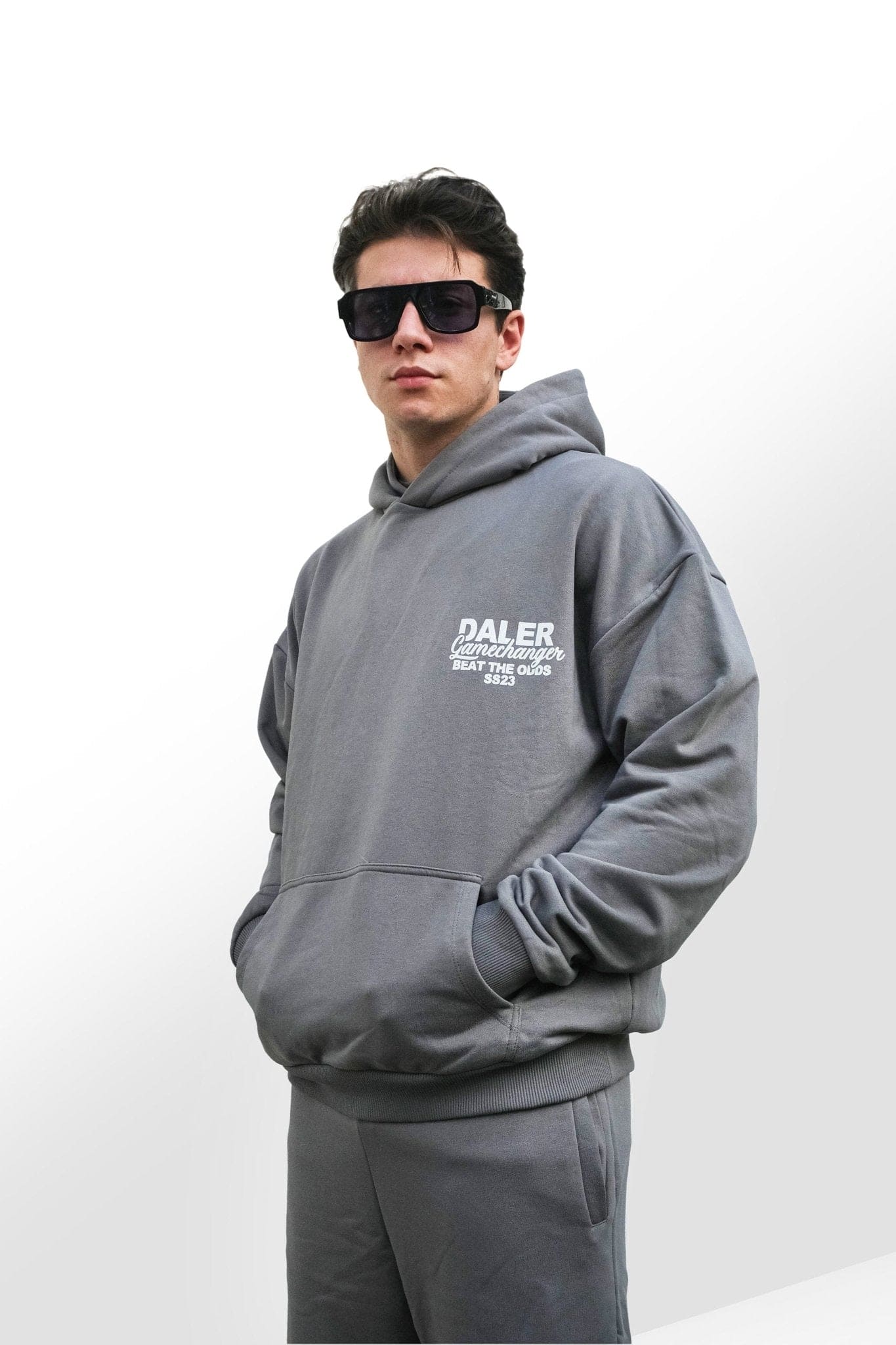 HOODIE-GREY - Dalerclo