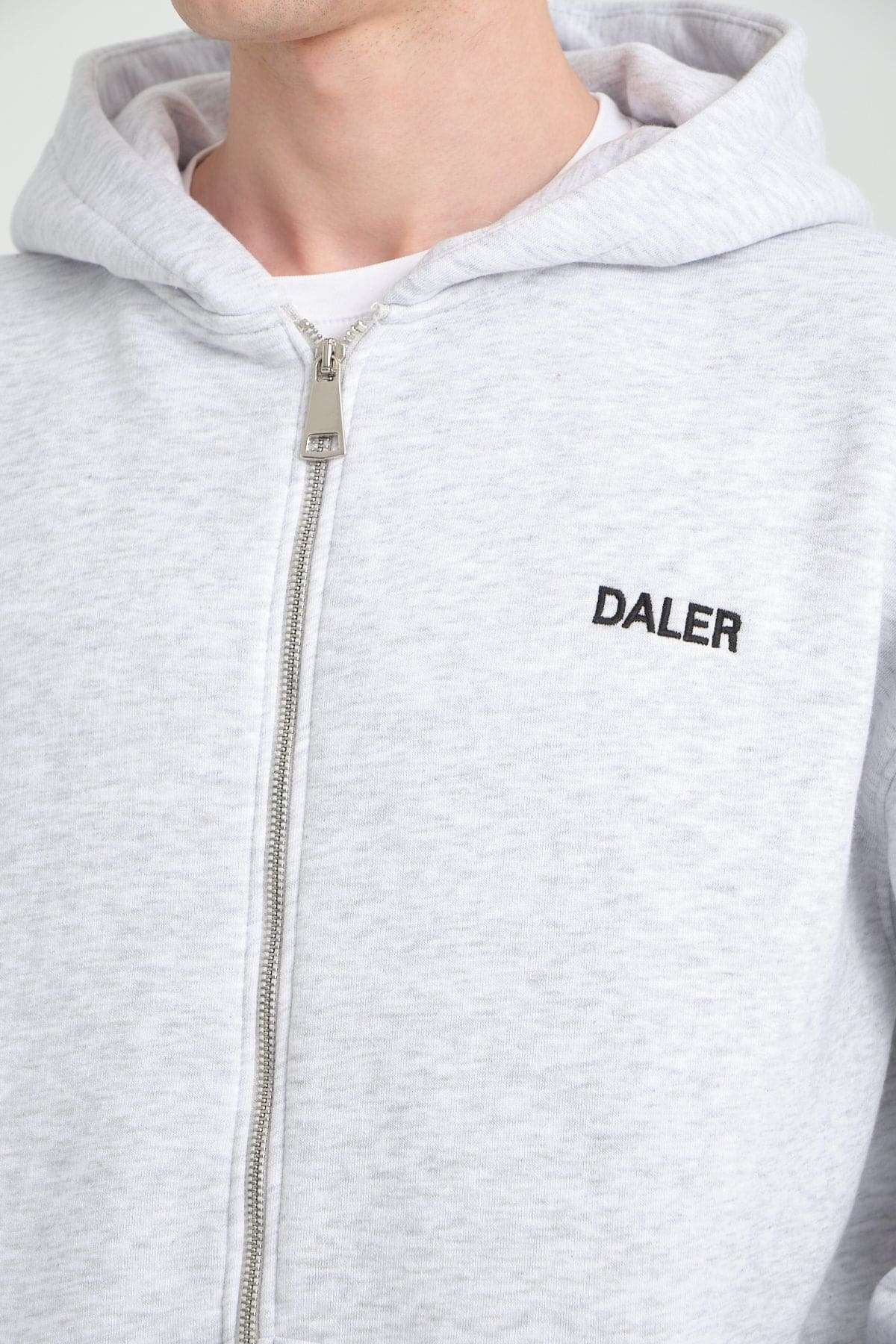 BASIC ZIPPER - GREY MELANGE