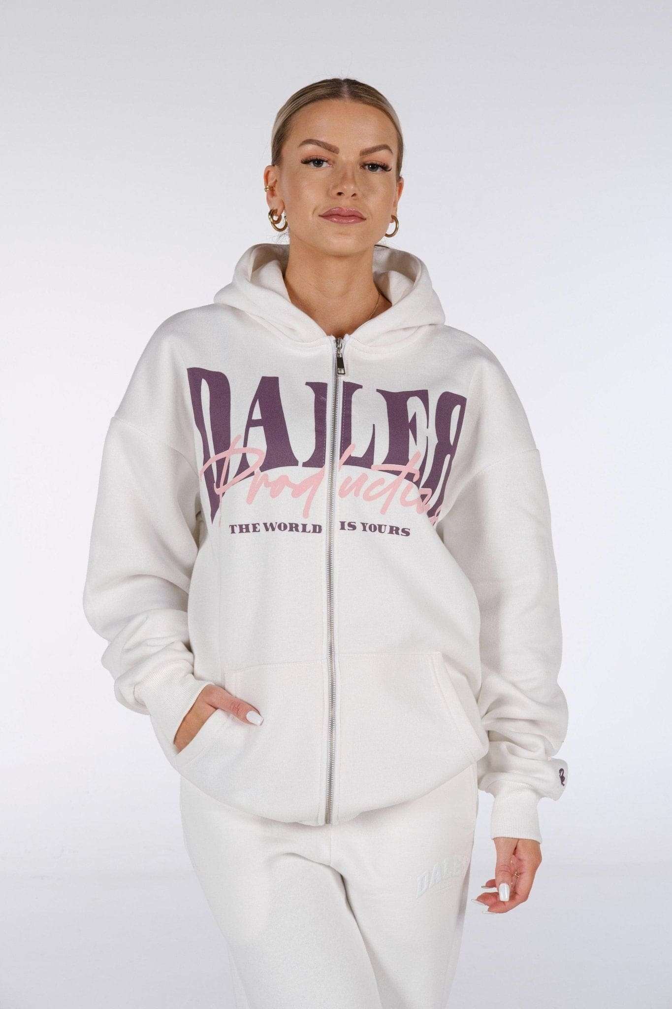ZIP JACKET-WHITE