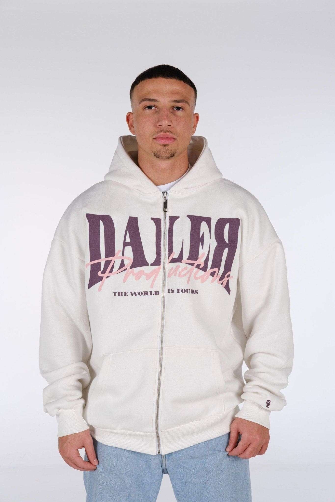 ZIP JACKET-WHITE
