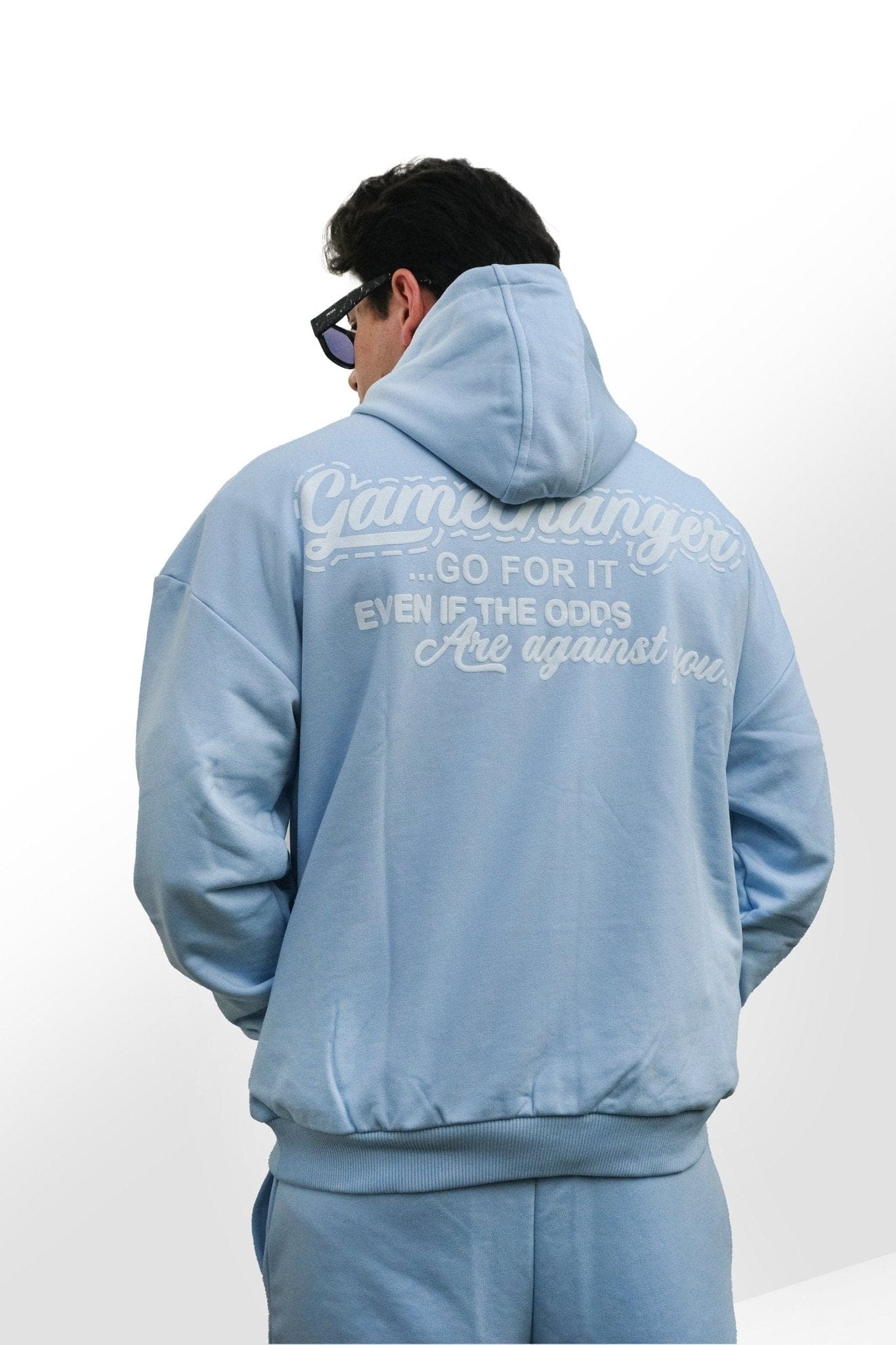 HOODIE-BABY BLUE - Dalerclo